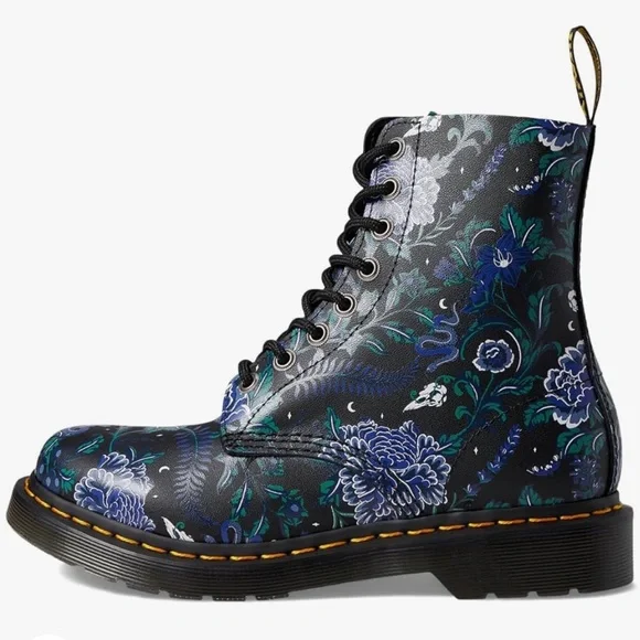 Dr. Martens 1460 Pascal Mystic Floral Lace Up Boot - Picture 4 of 7